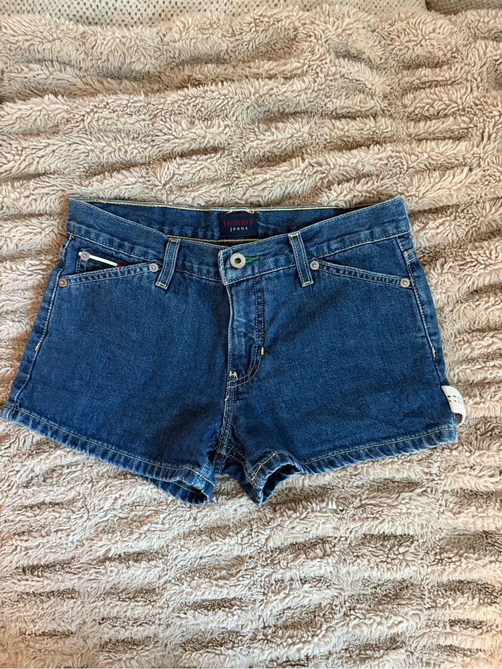 Tommy Hilfiger Women's Dark Indigo Denim Shorts